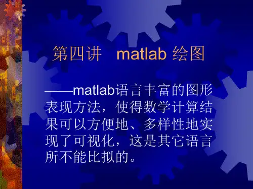 第5章 matlab 绘图
