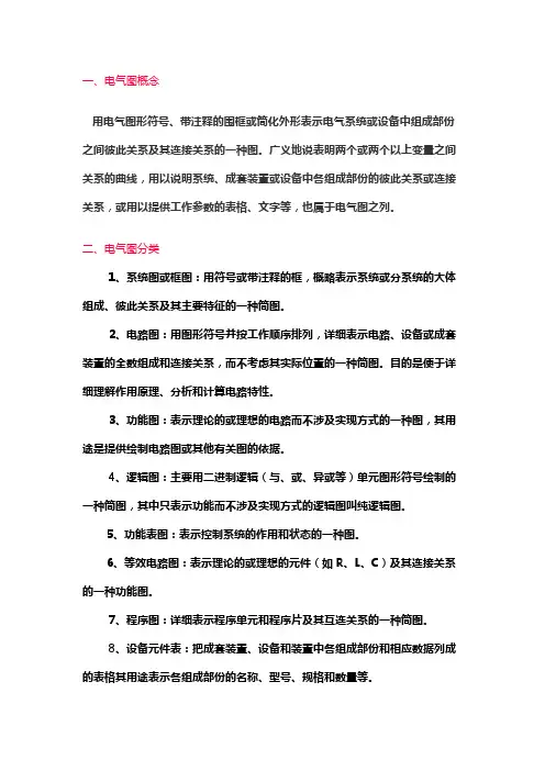 电气CAD制图常识