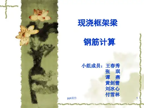 梁钢筋计算  ppt课件