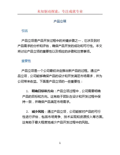 产品立项 (3)