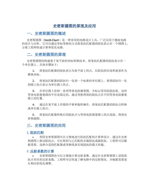 史密斯圆图的原理及应用