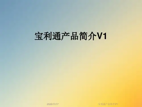 宝利通产品简介V1