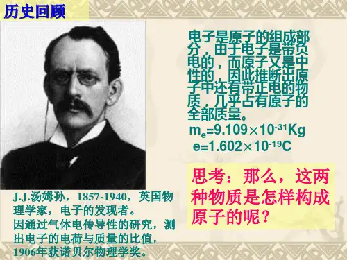 卢瑟福α粒子散射试验的结果
