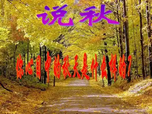 七年级语文上册第14课_秋天_课件新人教版KO
