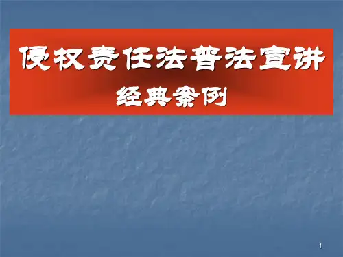 侵权责任法案例ppt课件