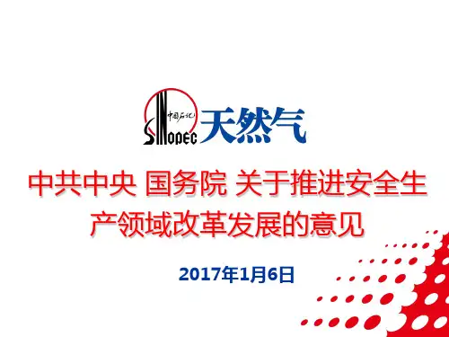 关于推进安全生产领域改革发展的意见重点内容解读