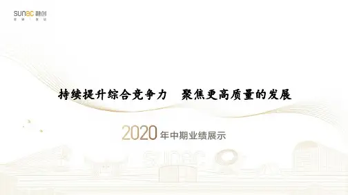 融创中国_2020H1业绩会PPT