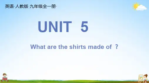 人教版九年级英语全一册 Unit5 总复习 习题教学课件PPT初三公开课