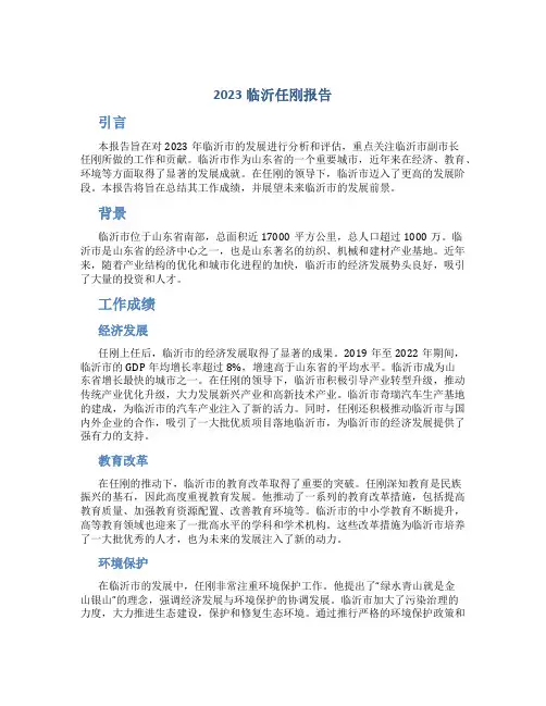 2023临沂任刚报告