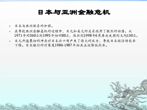 《亚洲金融危机》PPT课件