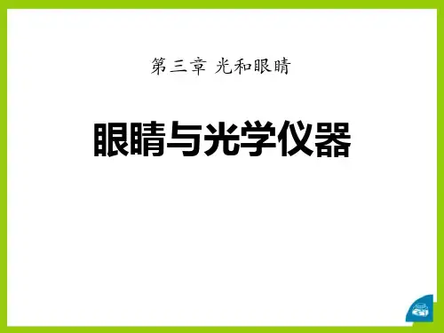 《眼睛与光学仪器》光和眼睛PPT课件2