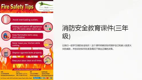 消防安全教育课件(三年级)