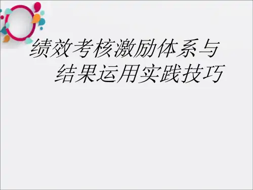 《绩效薪酬管理体系》PPT课件