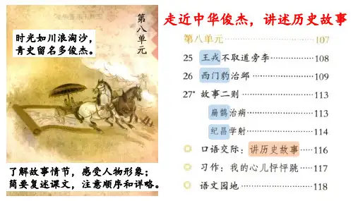 部编版语文四年级上册26西门豹治邺课件(25张PPT)