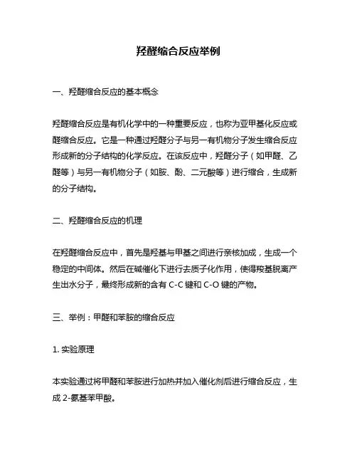 羟醛缩合反应举例