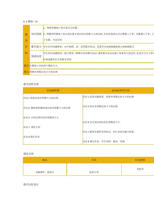 数轴教案3