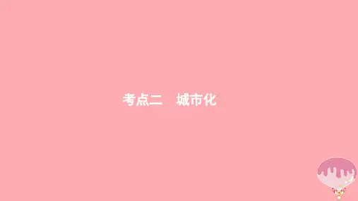 (通用版)2021版高考地理总复习第八章城市与城市化8.2城市化课件