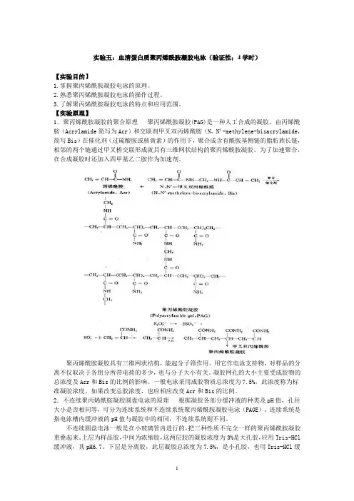 生物化学与分子生物学实验指导书-方成.