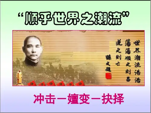 顺乎世界之潮流自己用