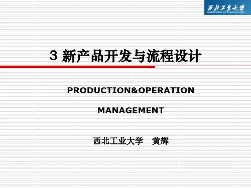 3 新产品开发与流程设计
