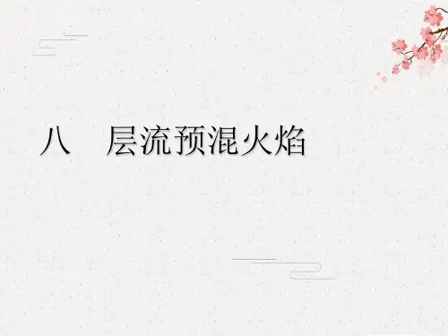 【清华大学 燃烧学】燃烧理论_8层流预混火焰