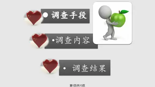 调查问卷总结PPT课件