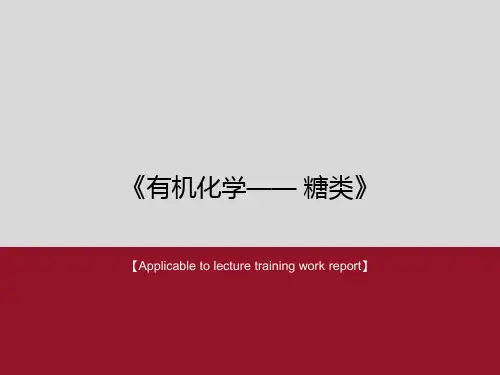 《有机化学—— 糖类》PPT课件