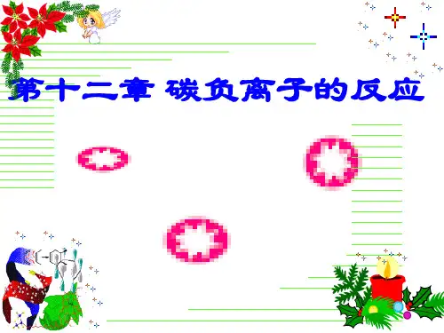 12.碳负离子的反应