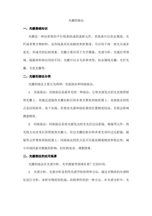 光栅的接法