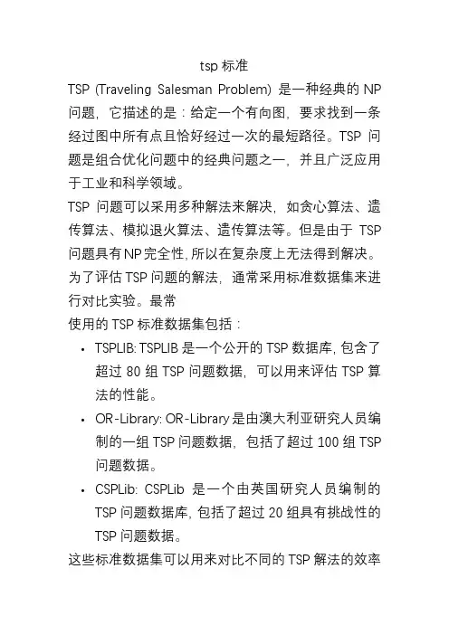 tsp标准