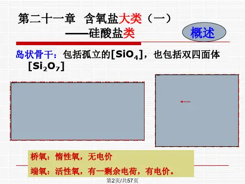 硅酸盐矿物学习