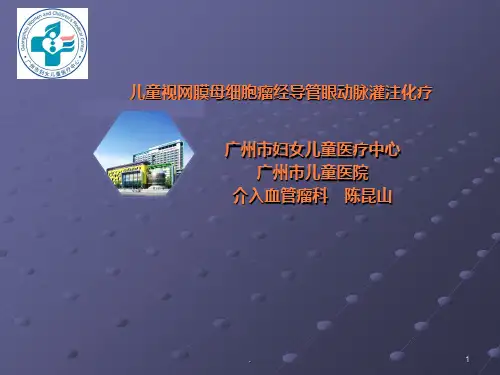 视网膜母细胞瘤的介入治疗ppt课件