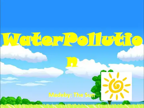 WaterPollution水污染英文