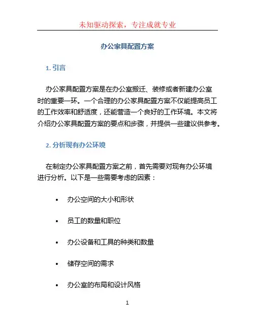 办公家具配置方案 (5)