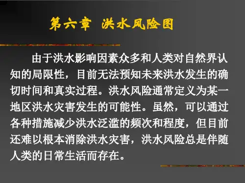 第6章  洪水风险图