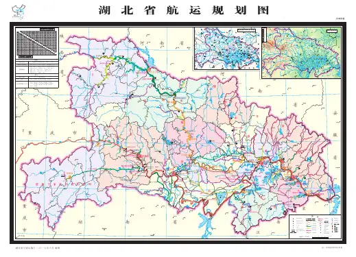 湖北省航运规划分布图