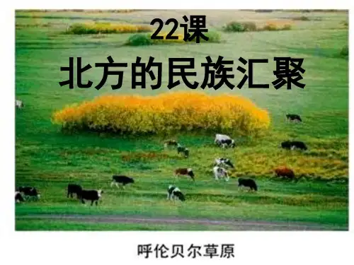 七年级历史上册 第四单元第22课 北方的民族汇聚课件 北师大版