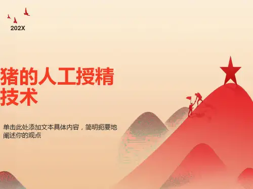 猪的人工授精技术