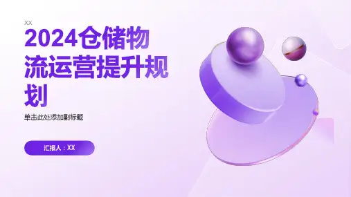 2024仓储物流运营提升规划PPT模板