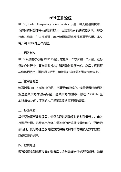 rfid工作流程