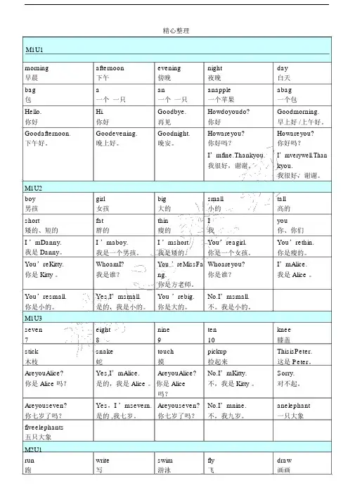 新版_牛津英语_上海版_2A_知识点归纳.docx