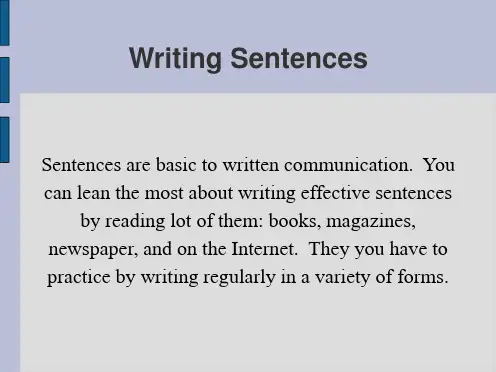 Sentences