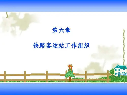 铁路旅客运营管理第6章ppt课件