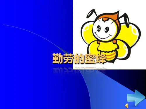勤劳的蜜蜂美术课件