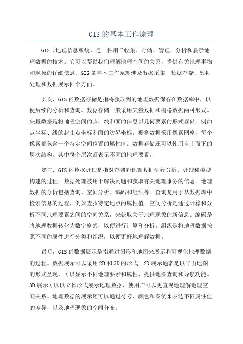 GIS的基本工作原理