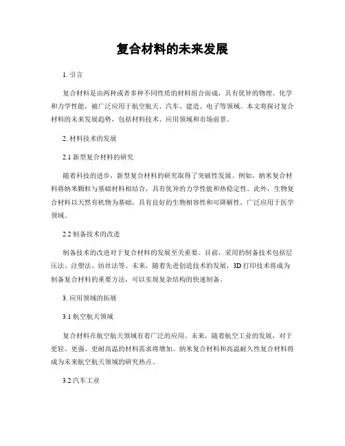 复合材料的未来发展