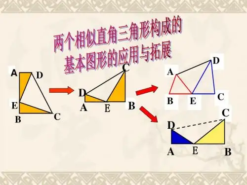 09九年级数学中考复习课件---应用基本图形解中考几何题课件