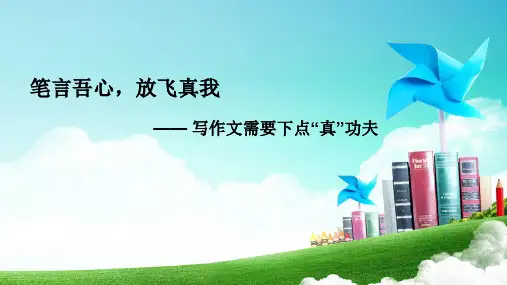 作文窗外有蓝天pptx