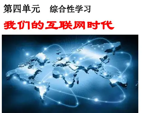我们的互联网时代ppt