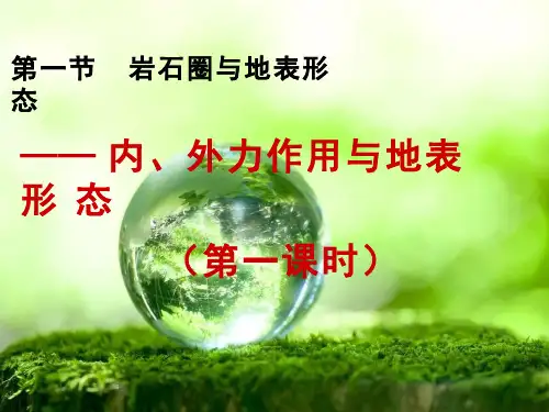 高中地理《内、外力作用与地表形态(1)》优质教学课件设计